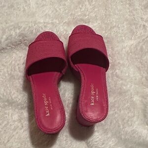 Kate Spade Fuchsia Mules